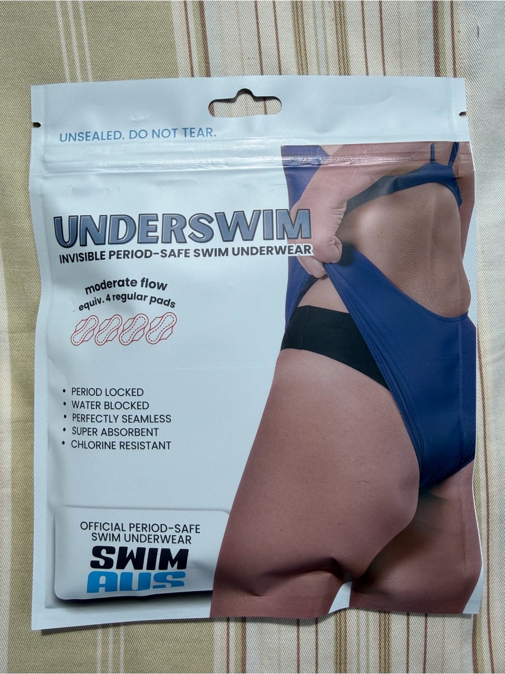 NWT/unopened Period-Safe Swim Underbrief Eltee Underswim-14